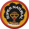 supernatural afro woman embroidery patch