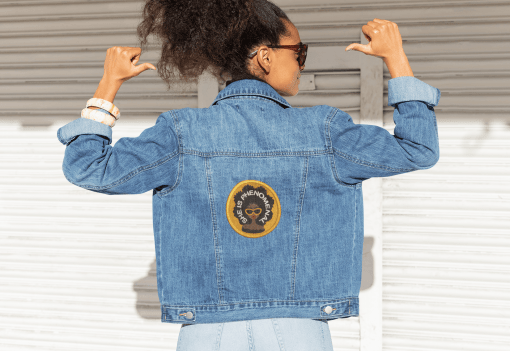 black-teen-girl-embroidery-denim-jacket-patch