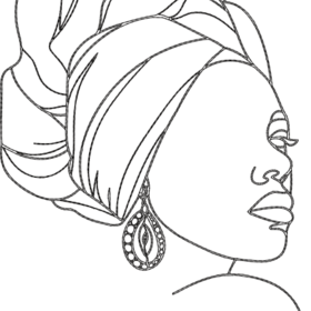 black-woman-african-embroidery-tshirt