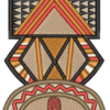 African embroidery design bwa tribal mask