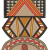 African embroidery design bwa tribal mask