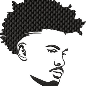 afro-black-man-embroidery-design