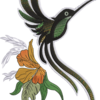 Jamaica-hummingbird-embroidery design-Caribbean-flowers