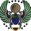 EGYPTIAN SCARAB EMBROIDERY DESIGN