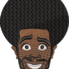 AFRO-MAN-EMBROIDERY DESIGN