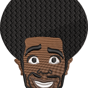 AFRO-MAN-EMBROIDERY DESIGN