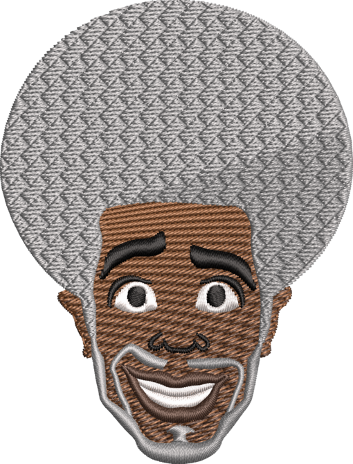AFRO MAN EMBROIDERY DESIGN
