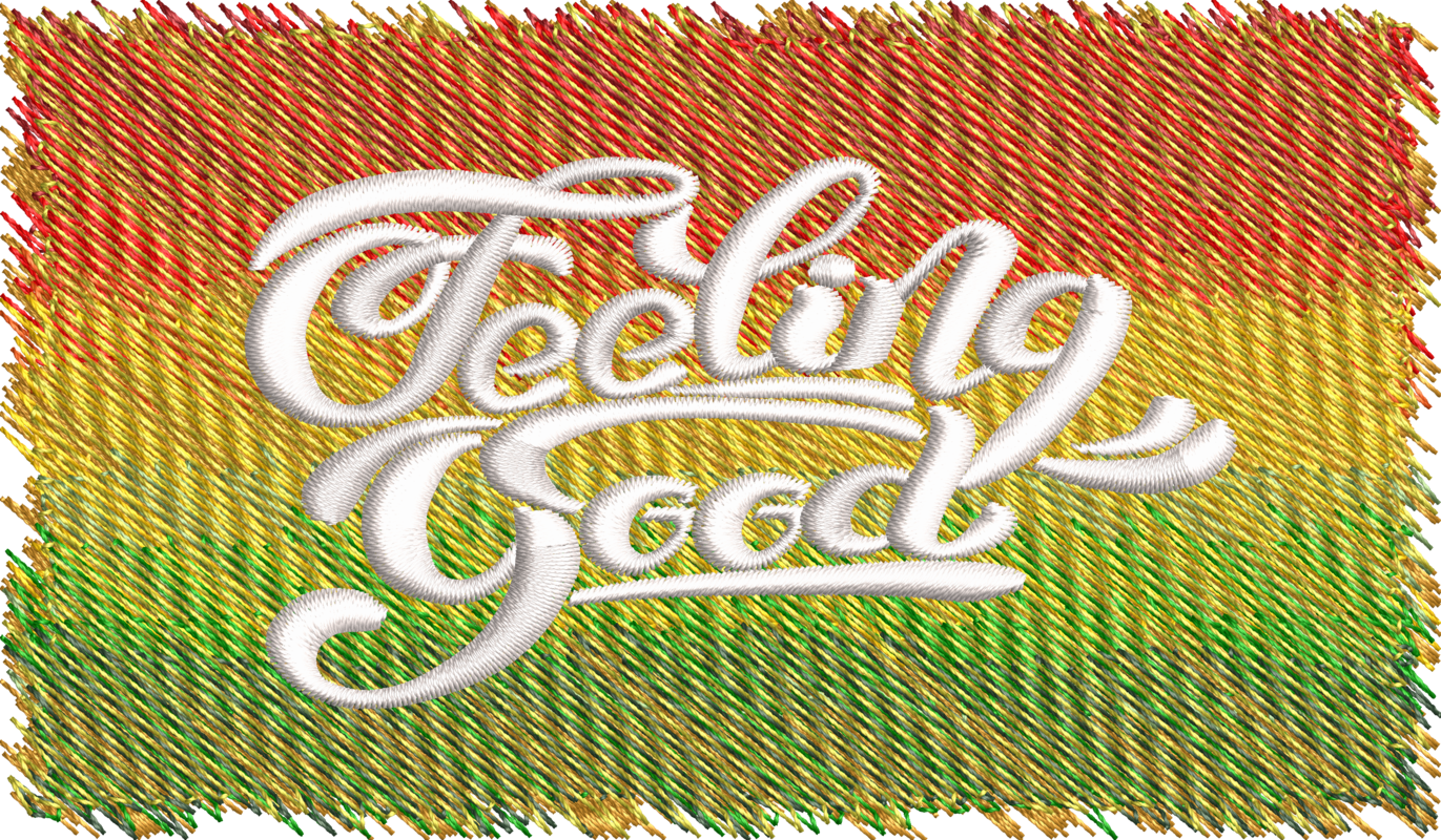 AFROCENTRIC EMBROIDERY DESIGNS Embroidery is an effective means of adding a unique design to everyday items. Whether you're looking for a personal touch or decorating gifts or decorations, we've got you covered with our large selection of Afrocentric embroidery designs. FEELING-GOOD-RASTA-EMBROIDERY-T-SHIRT