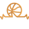 BASKETBALL HEARTBEAT SMALL AFROCENTRIC EMBROIDERY DESIGNS basketball