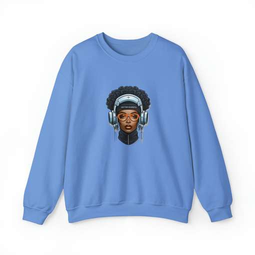 25440 AFROCENTRIC EMBROIDERY DESIGNS Crewneck Sweatshirt