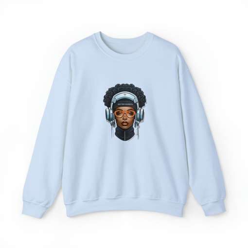 25447 AFROCENTRIC EMBROIDERY DESIGNS Crewneck Sweatshirt