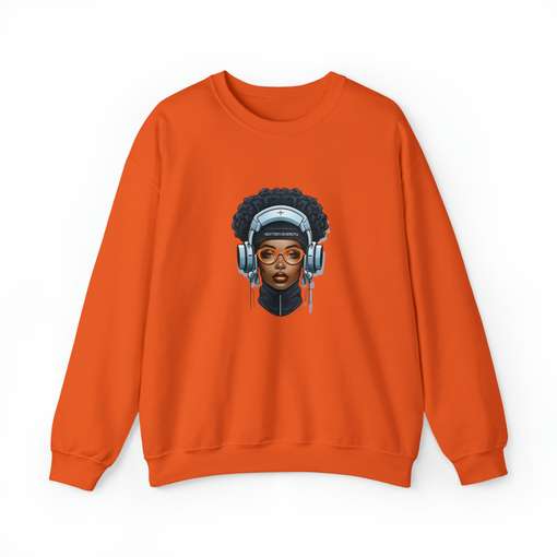 25451 AFROCENTRIC EMBROIDERY DESIGNS Crewneck Sweatshirt