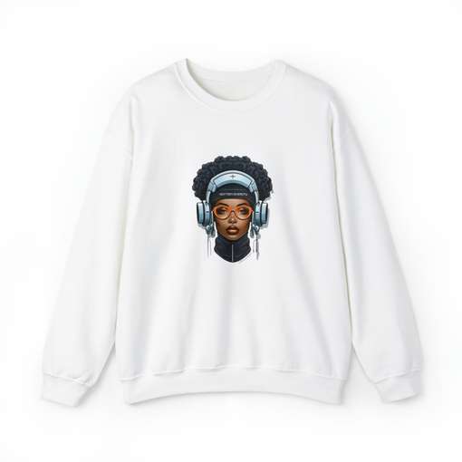 25458 AFROCENTRIC EMBROIDERY DESIGNS Crewneck Sweatshirt