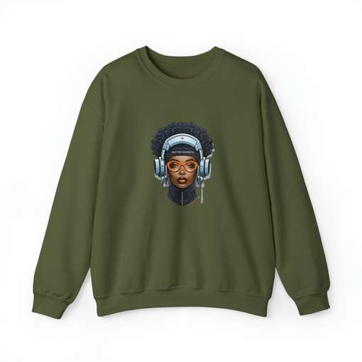 25466 Designs with a unique blend of culture and style. Rasta vibes, Afro futuristic, heritage and Roots & Culture. Crewneck Sweatshirt