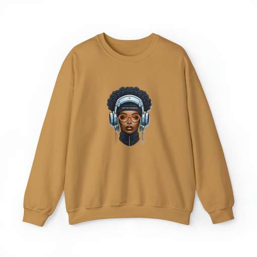 81940 AFROCENTRIC EMBROIDERY DESIGNS Crewneck Sweatshirt