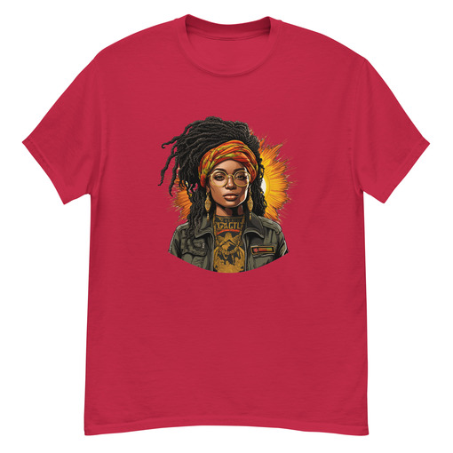 mens classic tee cardinal front 65e0edad6c8f1 Designs with a unique blend of culture and style. Rasta vibes, Afro futuristic, heritage and Roots & Culture.