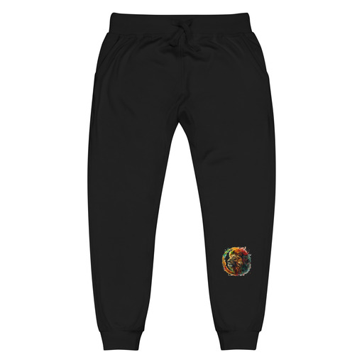 unisex fleece sweatpants black front 65e0e55f13136 Designs with a unique blend of culture and style. Rasta vibes, Afro futuristic, heritage and Roots & Culture. EMBROIDERY,culture,roots