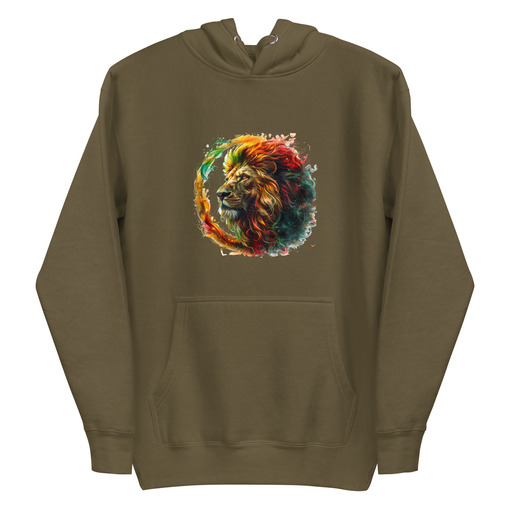 unisex premium hoodie military green front 65e0e50aadb9d Designs with a unique blend of culture and style. Rasta vibes, Afro futuristic, heritage and Roots & Culture.