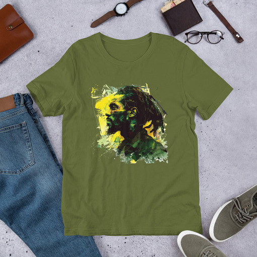 unisex staple t shirt olive front 65e0eed169086 Designs with a unique blend of culture and style. Rasta vibes, Afro futuristic, heritage and Roots & Culture.