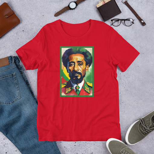 unisex staple t shirt red front 65e0e4bc70a63 Designs with a unique blend of culture and style. Rasta vibes, Afro futuristic, heritage and Roots & Culture.