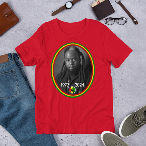 unisex staple t shirt red front 65e35a90e2004 Designs with a unique blend of culture and style. Rasta vibes, Afro futuristic, heritage and Roots & Culture.