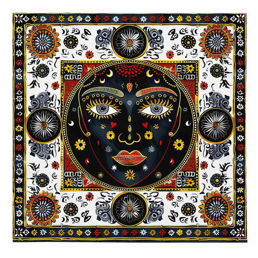 all over print bandana white l front 6637862f2fac1 Designs with a unique blend of culture and style. Rasta vibes, Afro futuristic, heritage and Roots & Culture. BANDANA