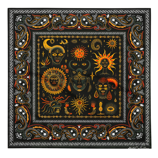 all over print bandana white l front 663791a9d8800 Designs with a unique blend of culture and style. Rasta vibes, Afro futuristic, heritage and Roots & Culture. bandana,afro latino