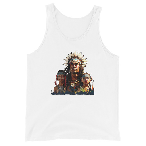 mens staple tank top white front 664281a7d471f Designs with a unique blend of culture and style. Rasta vibes, Afro futuristic, heritage and Roots & Culture. EMBROIDERY,culture,roots