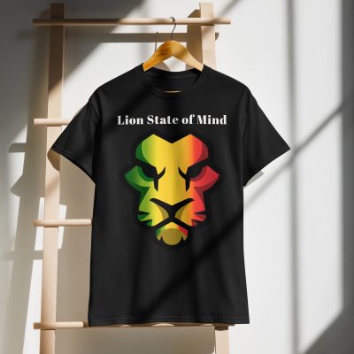 Lion State of Mind -DryBlend® T-Shirt-Black