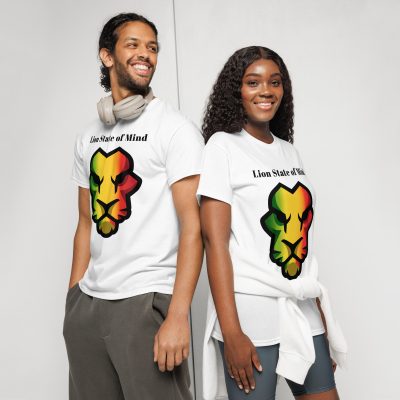 Lion State of Mind  DryBlend® T-Shirt colored and white - Image 3