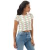 all over print crop tee white right front 686a87f7270e1 Designs with a unique blend of culture and style. Rasta vibes, Afro futuristic, heritage and Roots & Culture.