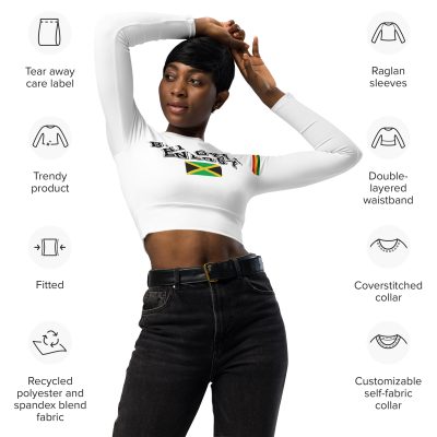 DANCEHALL STYLE long-sleeve crop top - Image 3