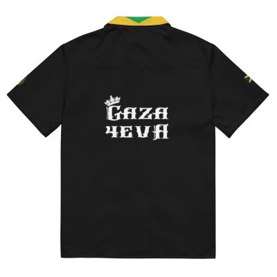 GAZA 4EVA -JAMAICA FLAG Unisex button shirt - Image 4