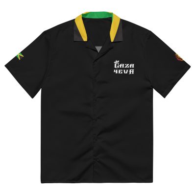 GAZA 4EVA -JAMAICA FLAG Unisex button shirt